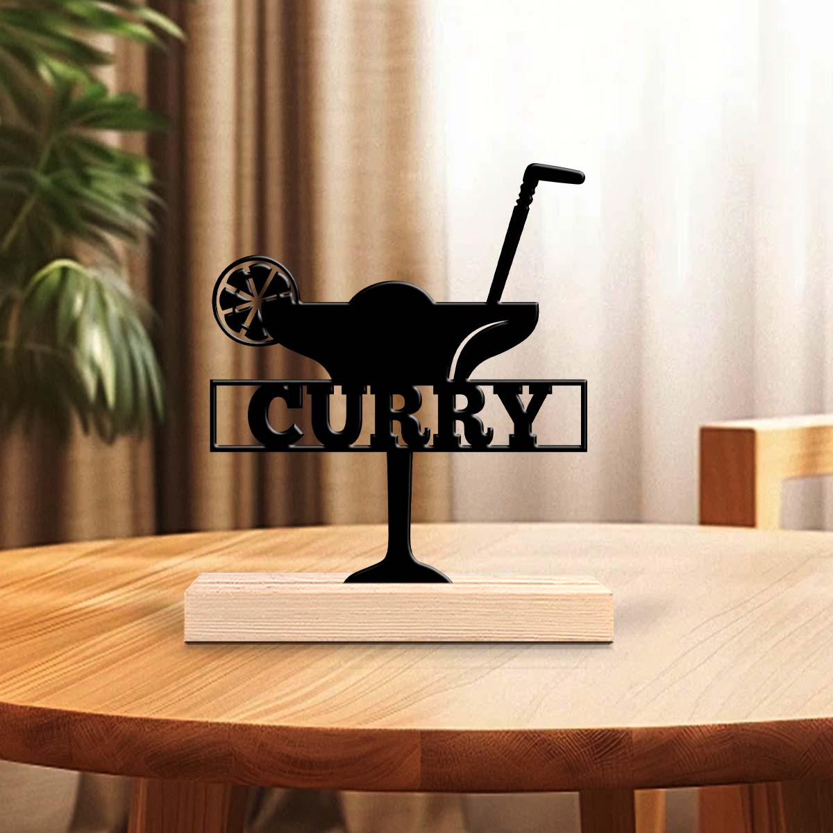 Home Decor Names - 1pc 개인화 된 철제 데스크탑 장식품
