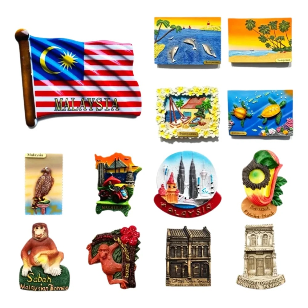 Home Decor Kuala Lumpur - 말레이시아 3D 냉장고 자석, 쿠알라룸푸르 트윈