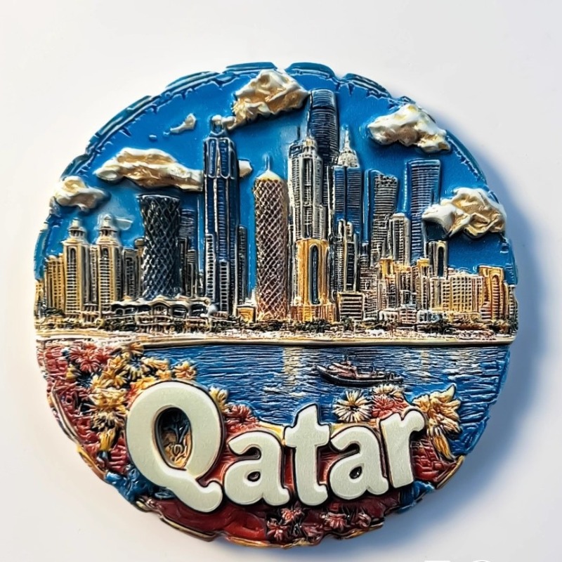 Home Decor Qatar - 카타르 냉장고 자석 중동 여행 기념품