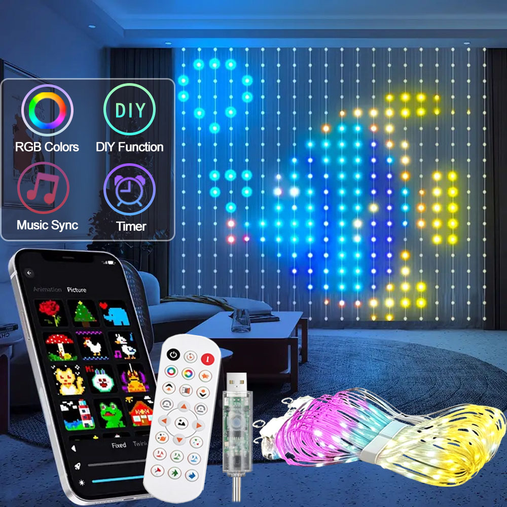 Home Decor App Free - 스마트 LED 커튼 조명 앱 제어
