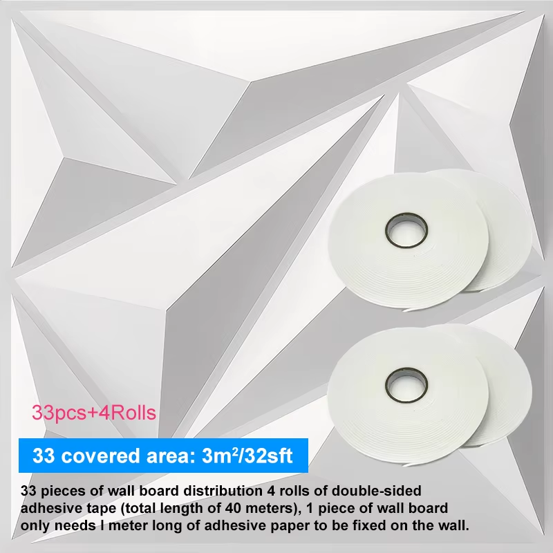 Home Decor Wall Molding - 거실 벽지 3D 입체 벽 스티커