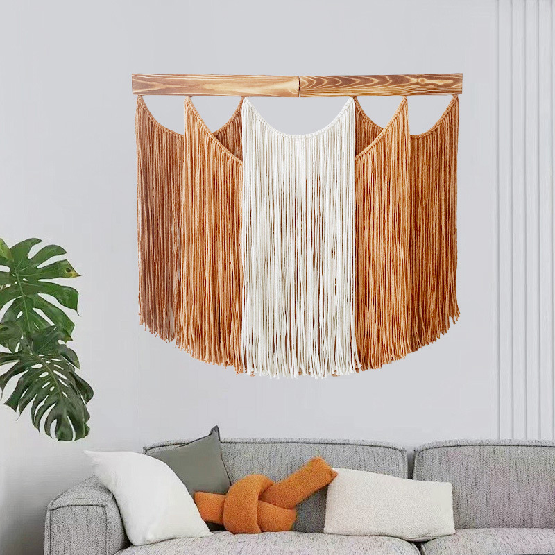 Macrame Wall Hanging - 마크라메 벽걸이 대형 보헤미안 장식 벽