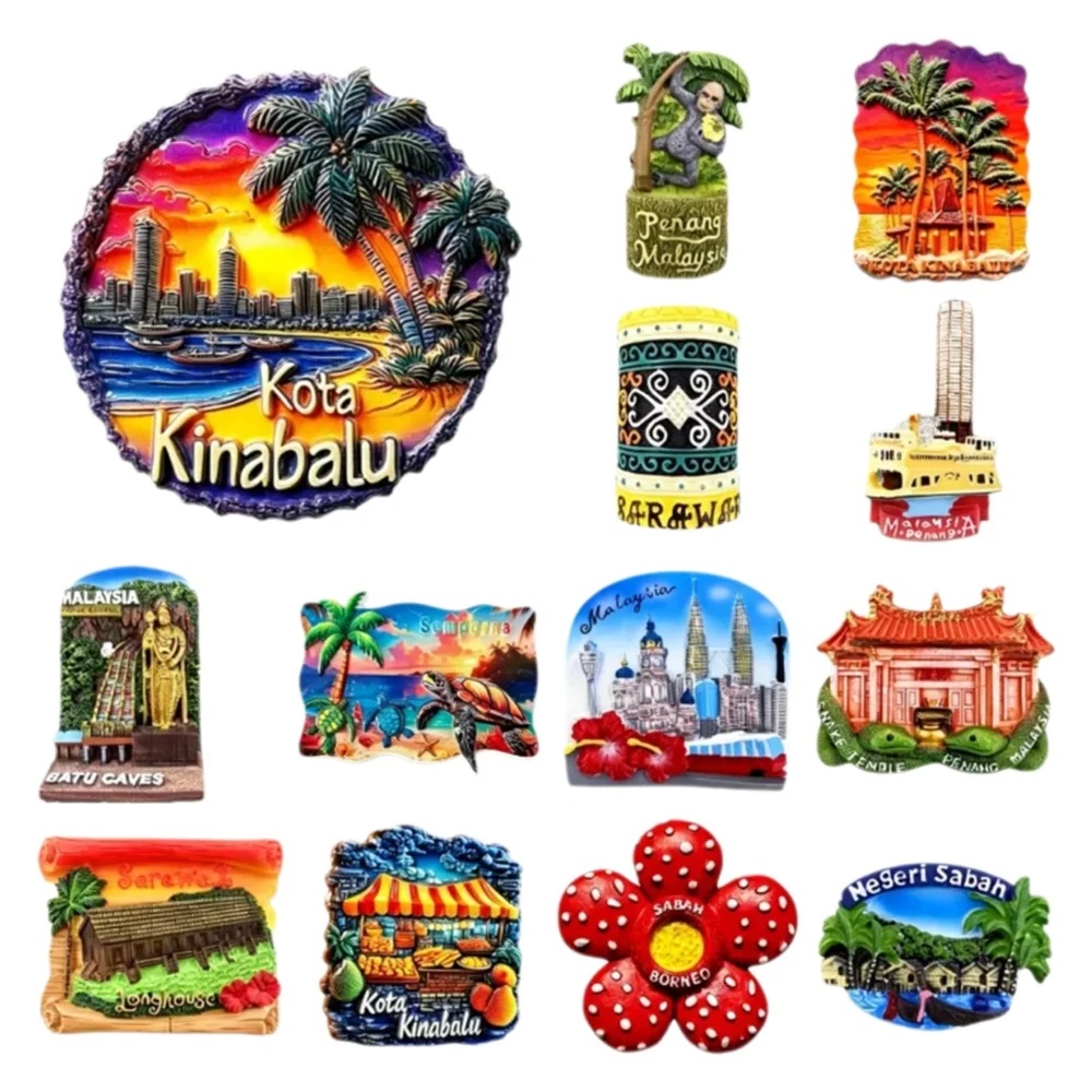 Home Decor Kuala Lumpur - 말레이시아 3D 냉장고 자석, 쿠알라룸푸르 페낭