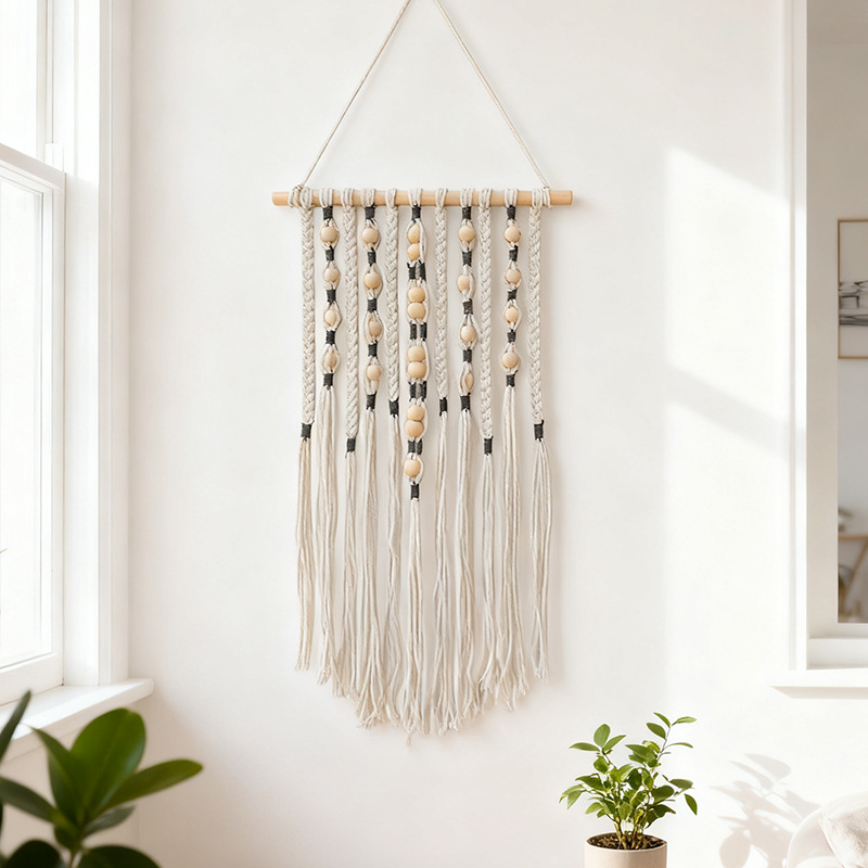 마크라메 벽걸이 보헤미안 장식 벽 태피스트리 수제 태슬 - Macrame Wall Hanging 리뷰 및 가격