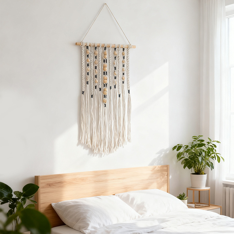 마크라메 벽걸이 보헤미안 장식 벽 태피스트리 수제 태슬 - Macrame Wall Hanging 리뷰 및 가격