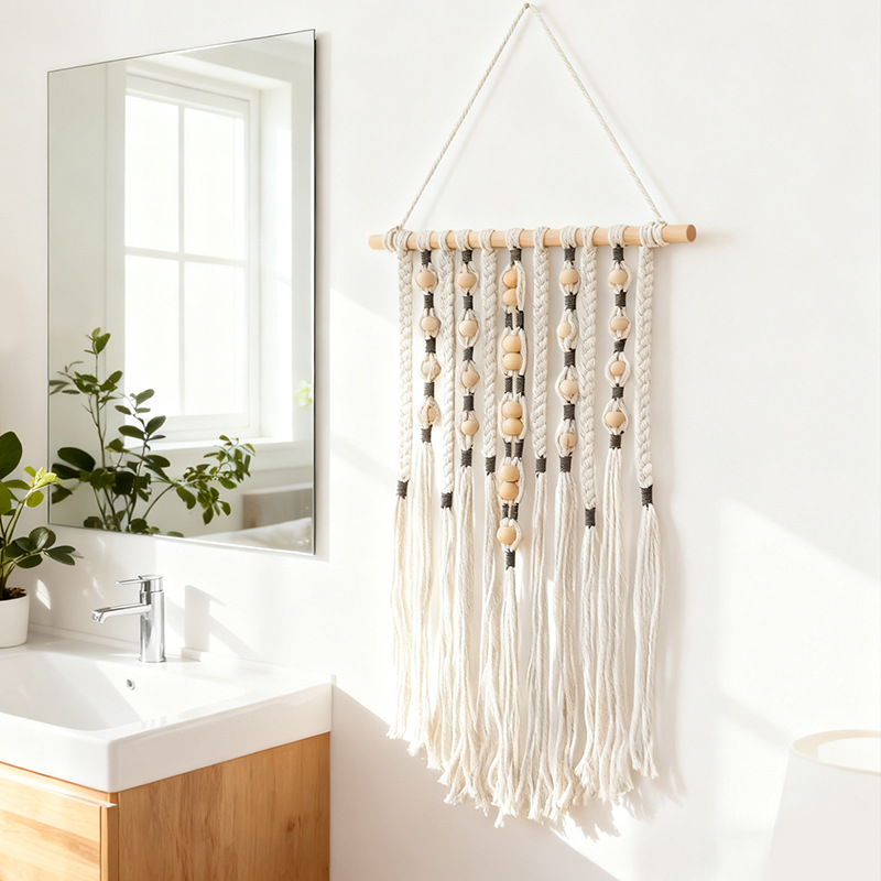 마크라메 벽걸이 보헤미안 장식 벽 태피스트리 수제 태슬 - Macrame Wall Hanging 리뷰 및 가격