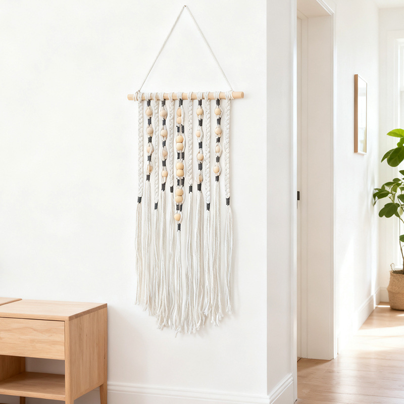 마크라메 벽걸이 보헤미안 장식 벽 태피스트리 수제 태슬 - Macrame Wall Hanging 리뷰 및 가격