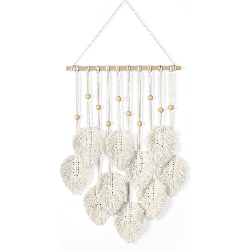보헤미안 마크라메 잎사귀 벽걸이 수제 면 로프 태피스트 - Macrame Wall Hanging 리뷰 및 가격