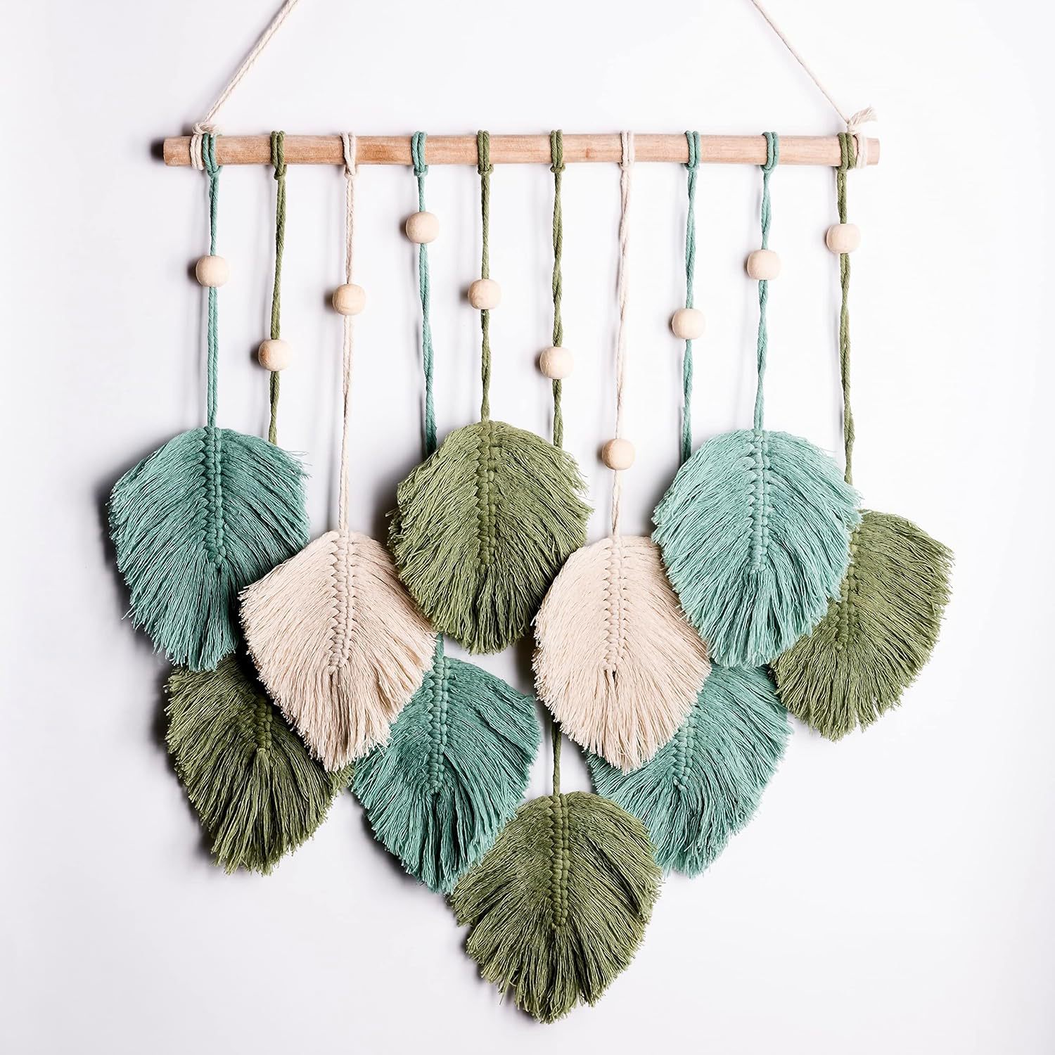 보헤미안 마크라메 잎사귀 벽걸이 수제 면 로프 태피스트 - Macrame Wall Hanging 리뷰 및 가격