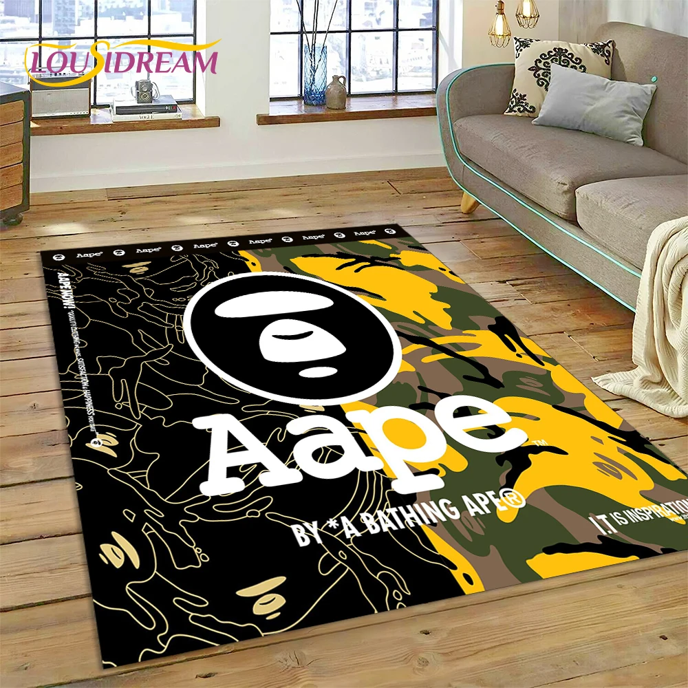 3D 인쇄 B-BAPE 패션 카펫 러그 침실 거실 홈  - Home Decor Online Game 리뷰 및 가격