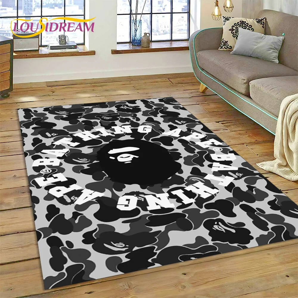 3D 인쇄 B-BAPE 패션 카펫 러그 침실 거실 홈  - Home Decor Online Game 리뷰 및 가격