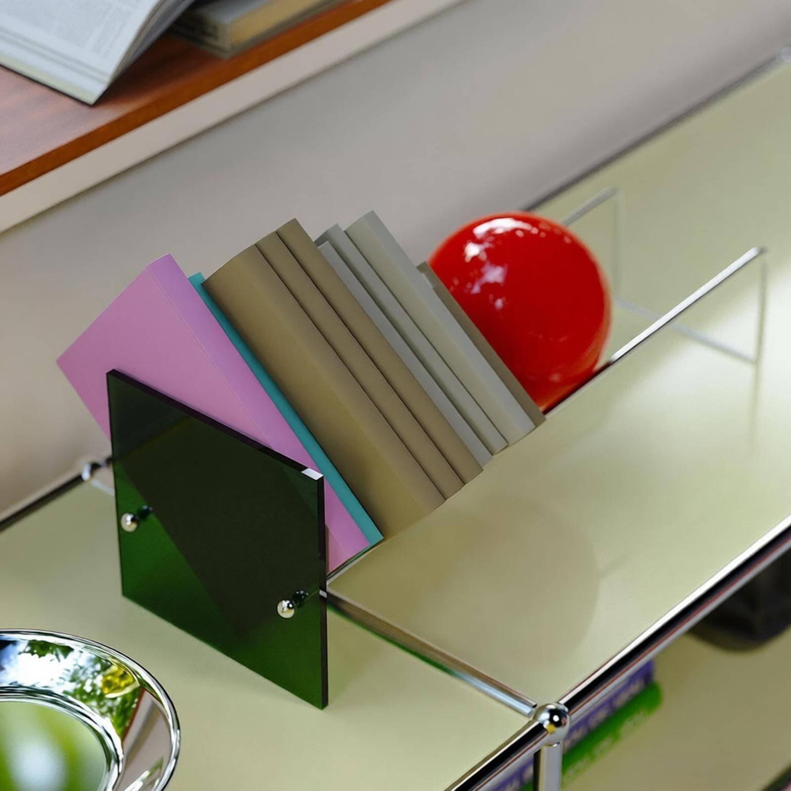 아크릴 북 스토퍼 스테인레스 스틸 투명 아크릴 북엔드  - Aesthetic Bookend 리뷰 및 가격
