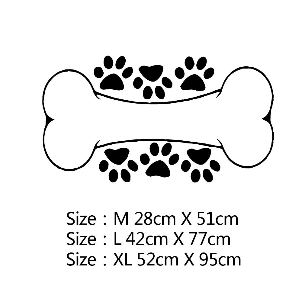 강아지 뼈 벽 데칼 애완 동물 발 비닐 창 스티커, 어 - Home Decor Vinyl Flooring 리뷰 및 가격