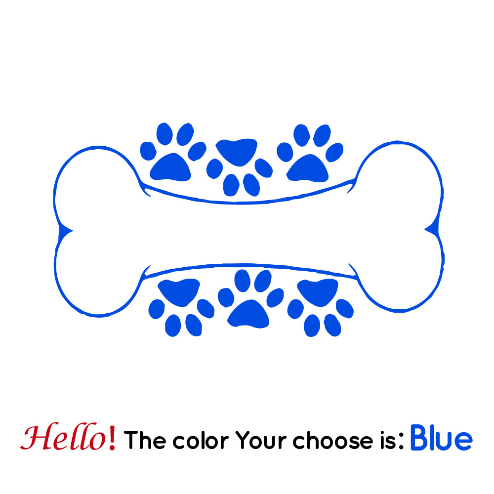 강아지 뼈 벽 데칼 애완 동물 발 비닐 창 스티커, 어 - Home Decor Vinyl Flooring 리뷰 및 가격