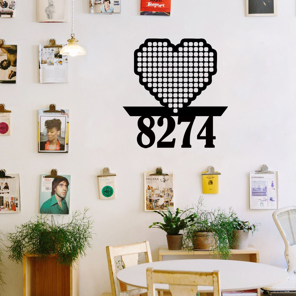 1PC Cool Love 사용자 정의 가능한 이름 벽  - Home Decor Wall Stickers 리뷰 및 가격