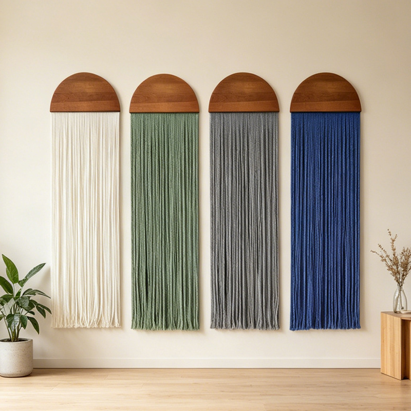 보헤미안 스타일의 마크라메 술 장식 벽걸이 아치형 나무 - Macrame Wall Hanging 리뷰 및 가격