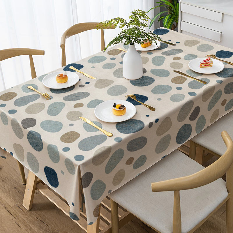 1개, 2D 플랫 프린트 테이블보, 조약돌 패턴, 기하 - Home Decor Color Palettes 리뷰 및 가격