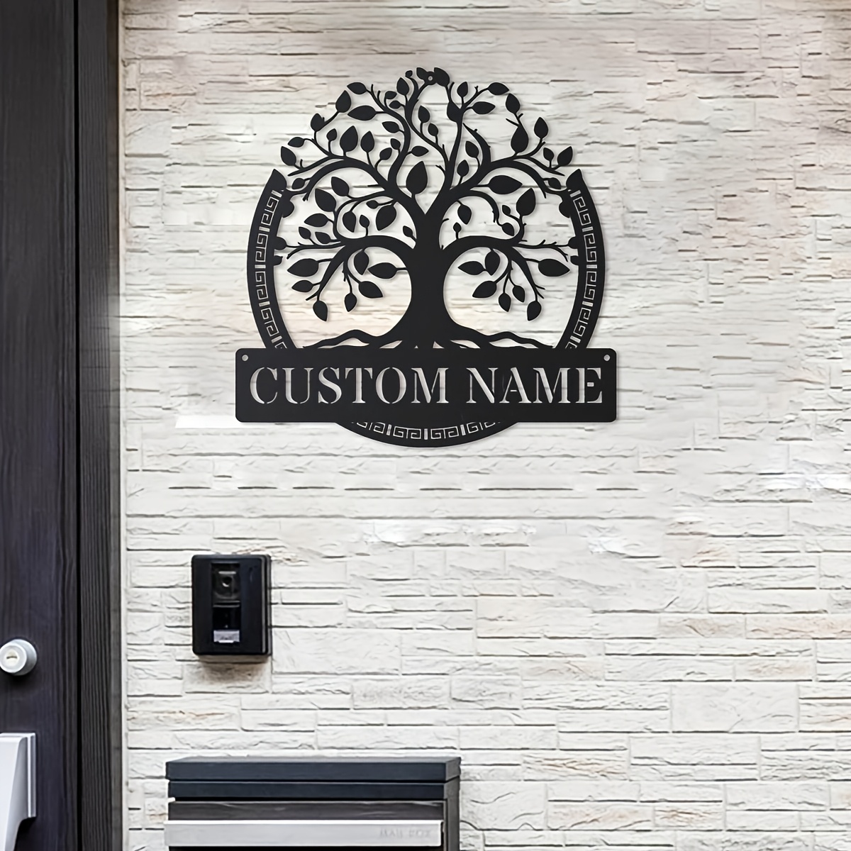 생명의 나무 맞춤형 금속 벽 장식. 맞춤형 가족 이름  - Home Decor Names 리뷰 및 가격