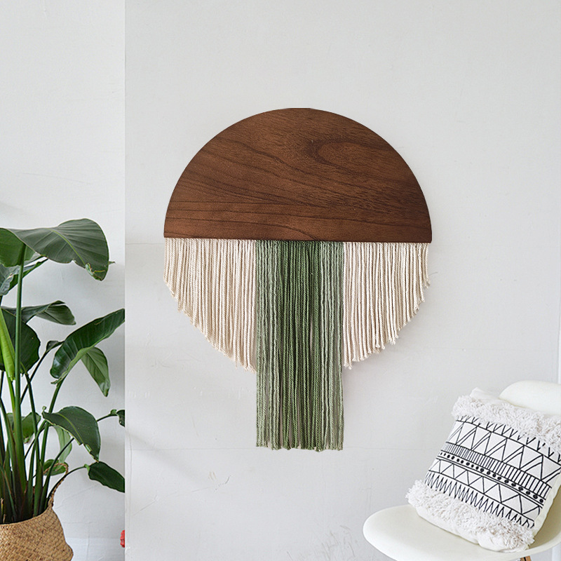 마크라메 벽걸이 보헤미안 장식 벽 태피스트리 수제 원형 - Macrame Wall Hanging 리뷰 및 가격