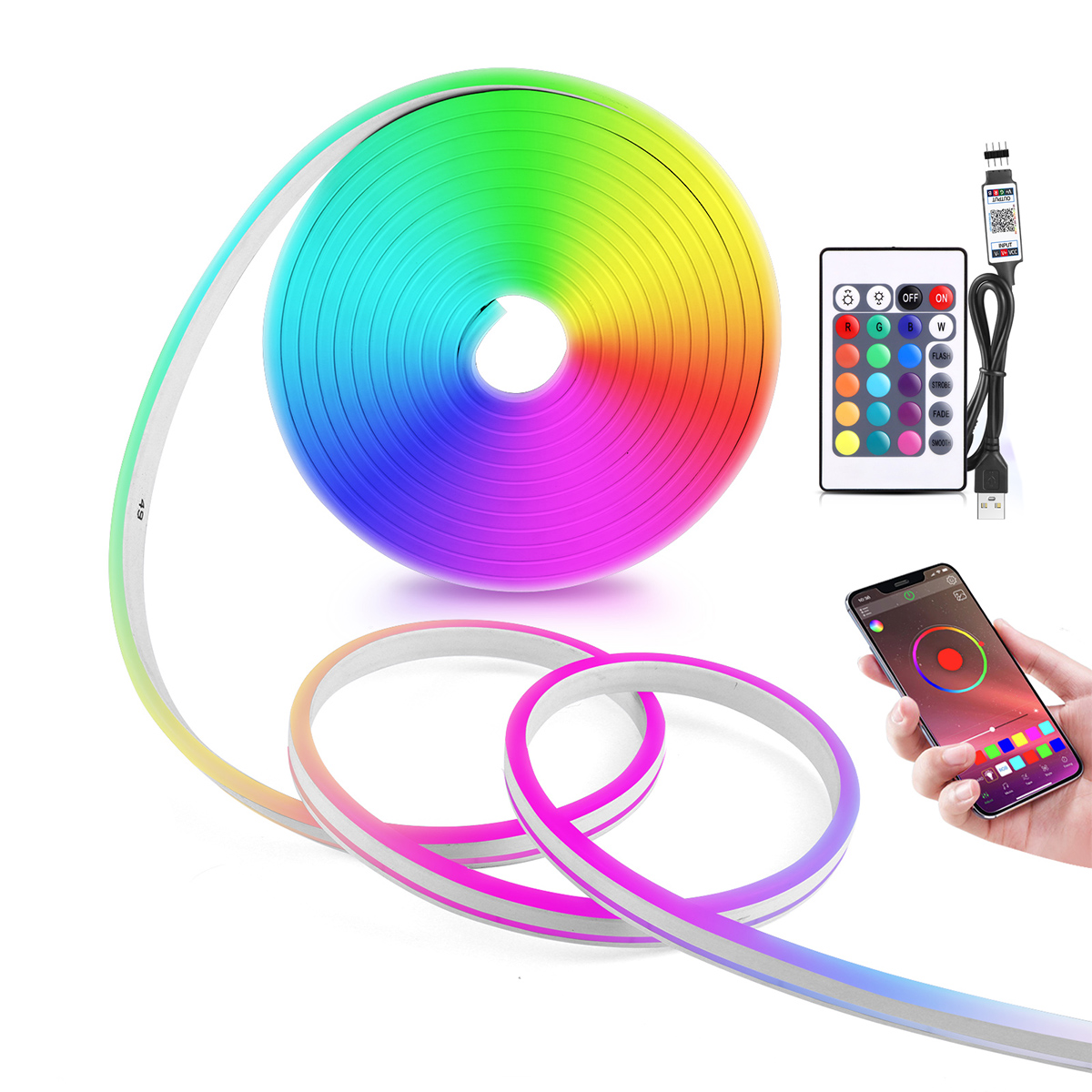 5V USB RGB 네온 LED 스트립 조명, 홈 장식 - Home Decor App Free 리뷰 및 가격