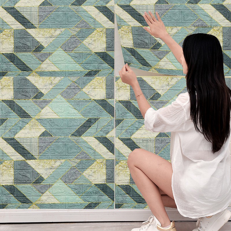 3D 모조 벽돌 벽 스티커, 침실 홈 데코, 방수, 몰 - Home Decor Wall Molding 리뷰 및 가격