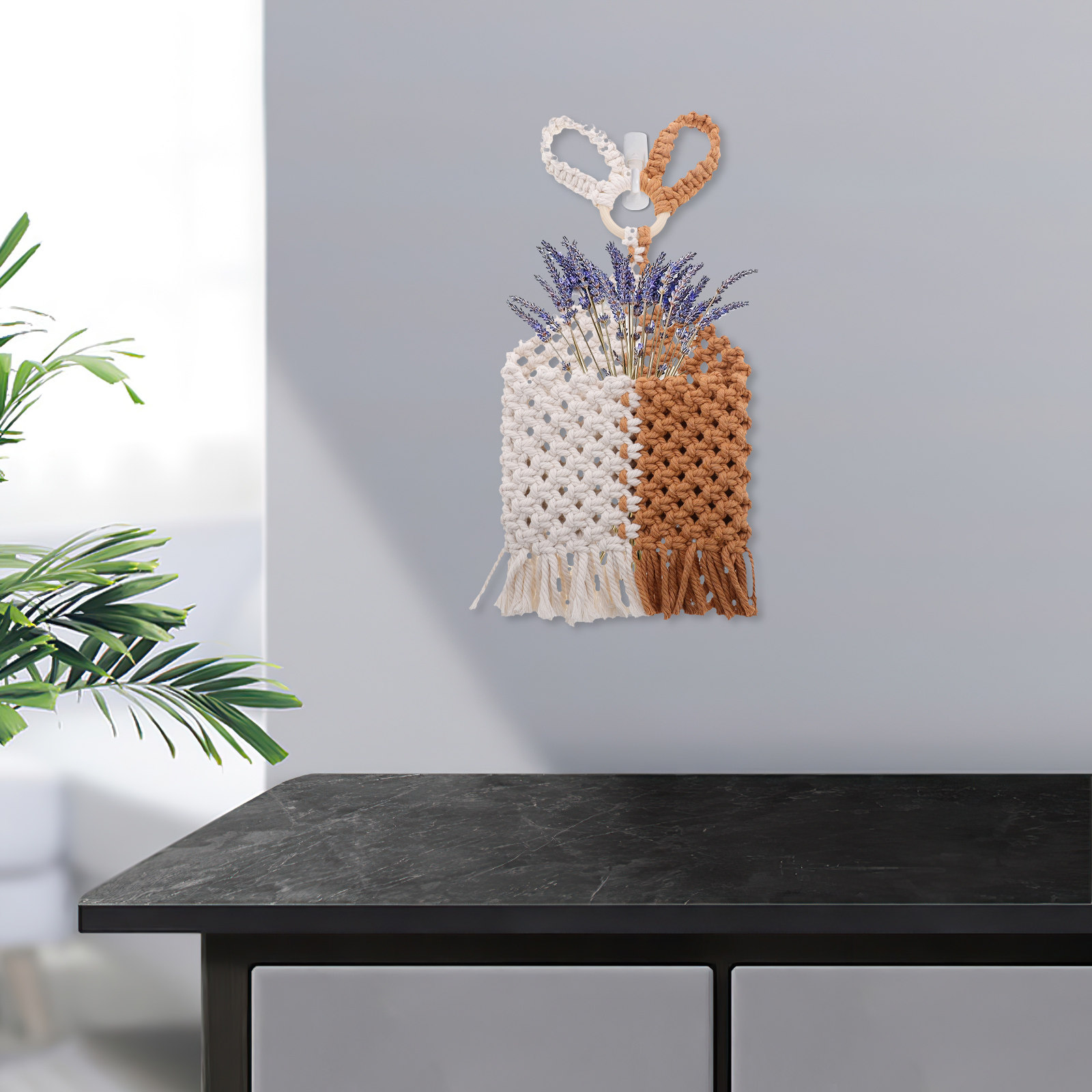 면 소재 수공예 마크라메 벽걸이 보헤미안 스타일 화분  - Macrame Wall Hanging 리뷰 및 가격