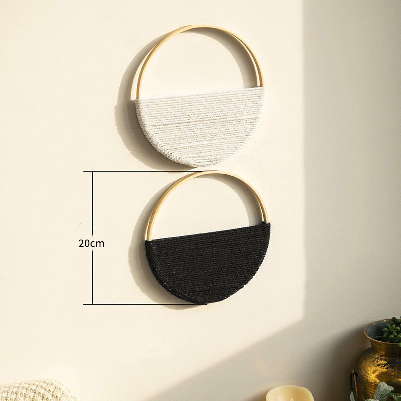 2개 세트 대나무 원형 벽걸이 라운드 마크라메 테이프스 - Macrame Wall Hanging 리뷰 및 가격
