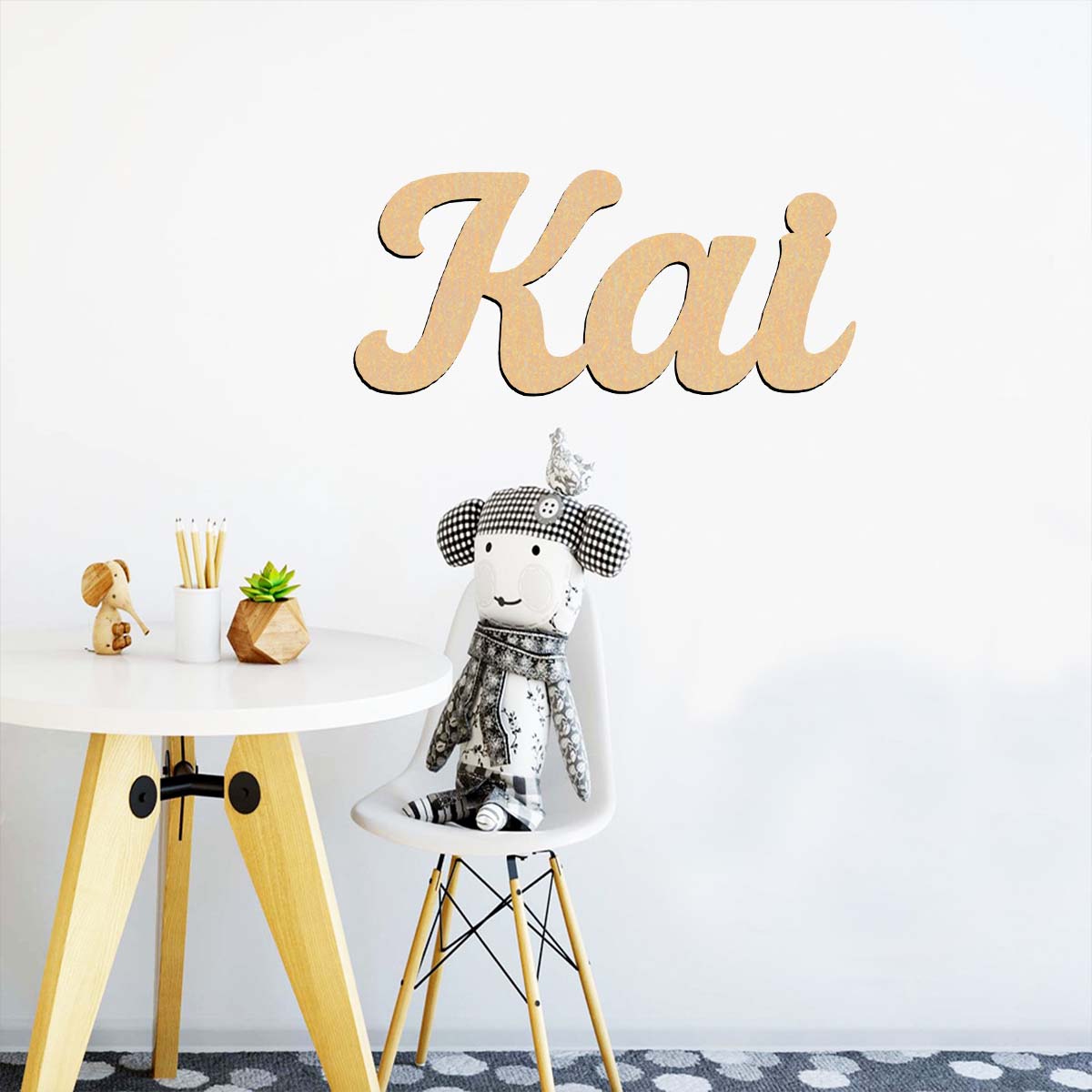 1개 홈데코 카이 예시품 맞춤형 텍스트 나무 장식품 목 - Home Decor Examples 리뷰 및 가격