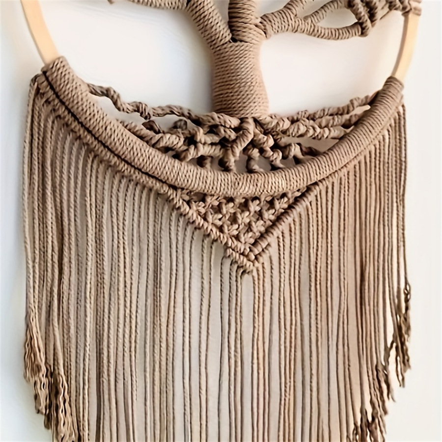 생명의 나무 Macrame 벽 매달려 수제 짠 Boho - Macrame Wall Hanging 리뷰 및 가격