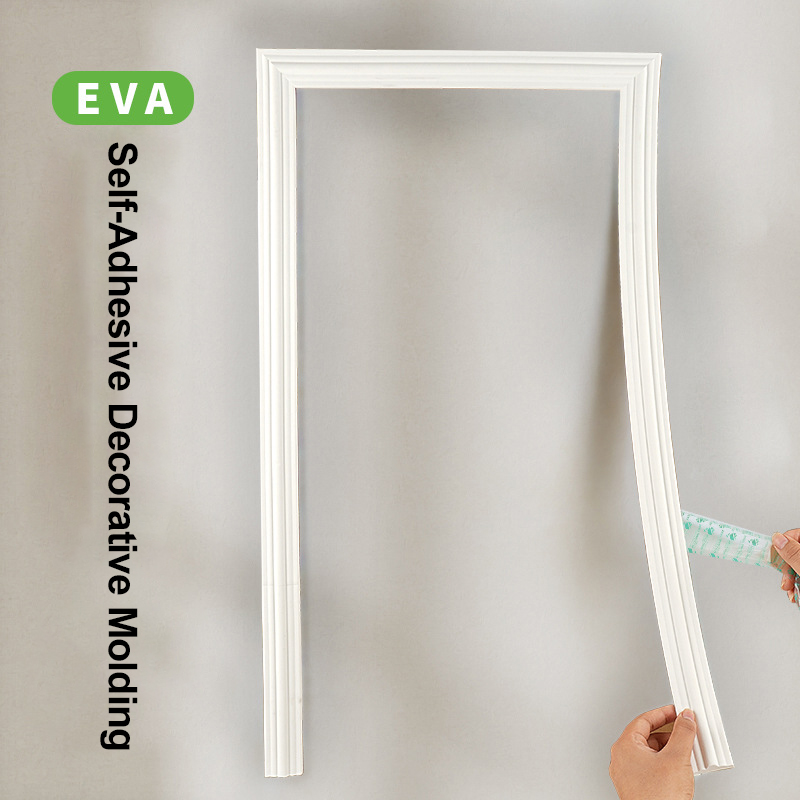 1롤 유연한 자가 접착 EVA 벽 몰딩 트림, 붙였다  - Home Decor Wall Molding 리뷰 및 가격