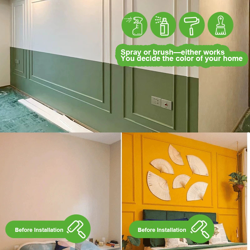 1롤 유연한 자가 접착 EVA 벽 몰딩 트림, 붙였다  - Home Decor Wall Molding 리뷰 및 가격