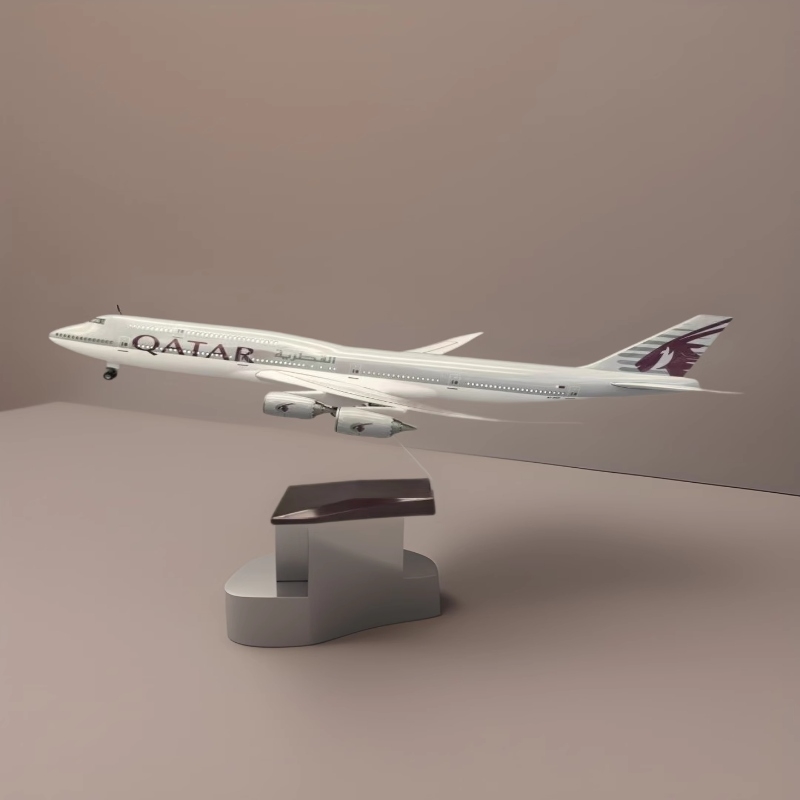 B747 비행기 모델 1:130 스케일 항공기 카타르  - Home Decor Qatar 리뷰 및 가격