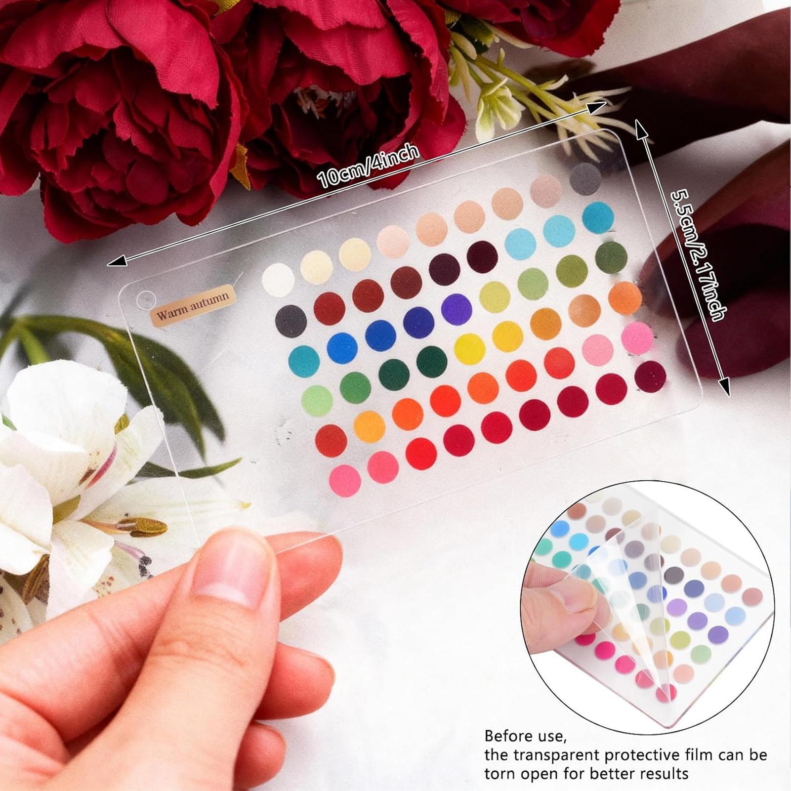 6종 소프트 가을 색상 분석 카드, 여성용 휴대용 계절 - Home Decor Color Palettes 리뷰 및 가격