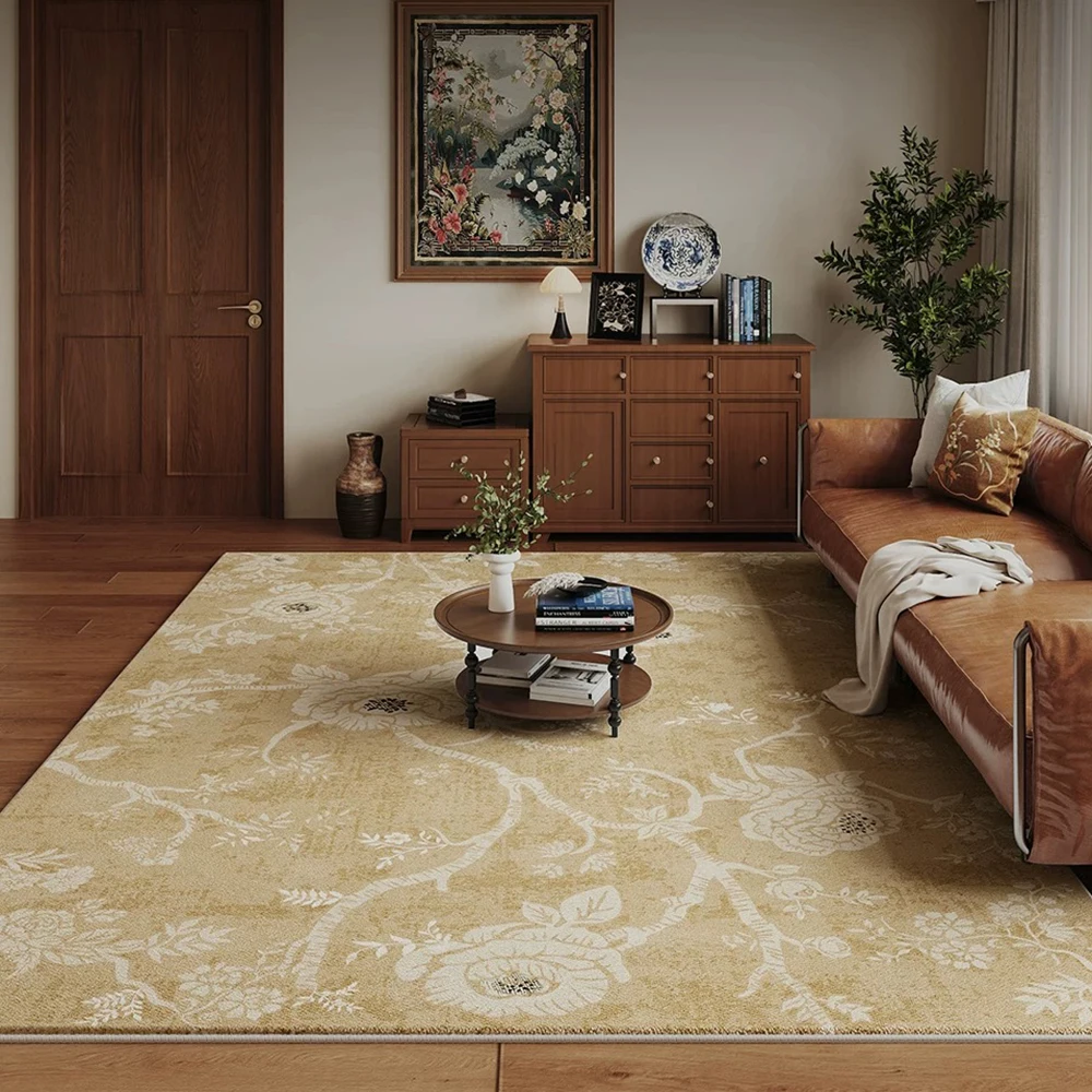 빈티지 스타일의 꽃무늬 대형 러그, 거실 바닥 매트,  - Home Decor Online Game 리뷰 및 가격