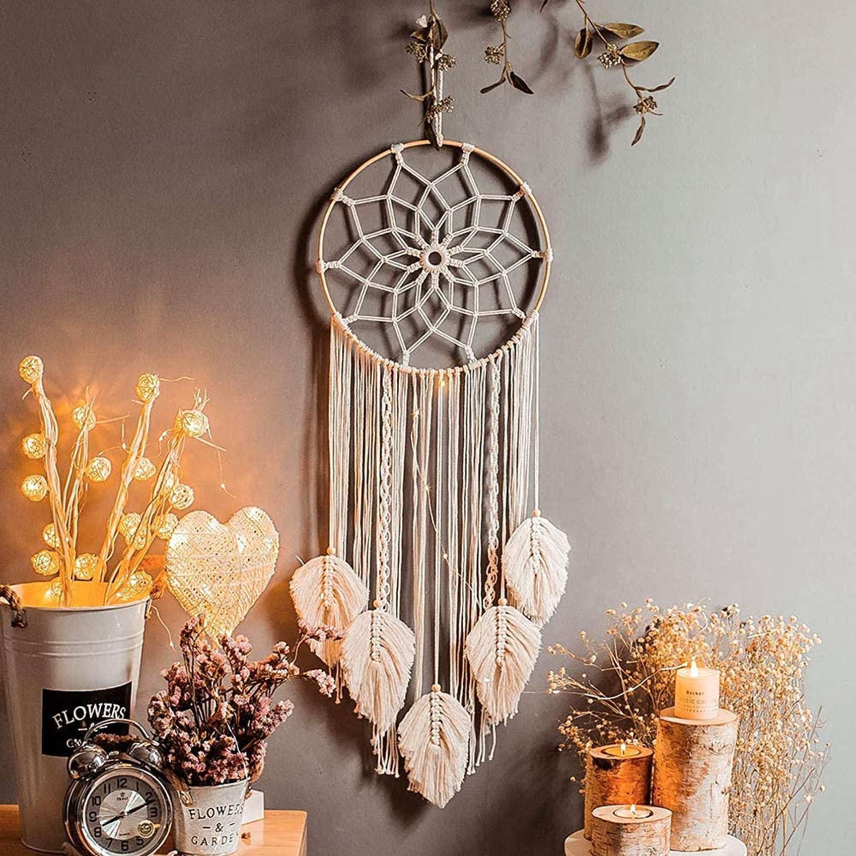 아와(AWAH) 마크라메 드림캐처, 대형 벽걸이형, 수 - Macrame Wall Hanging 리뷰 및 가격