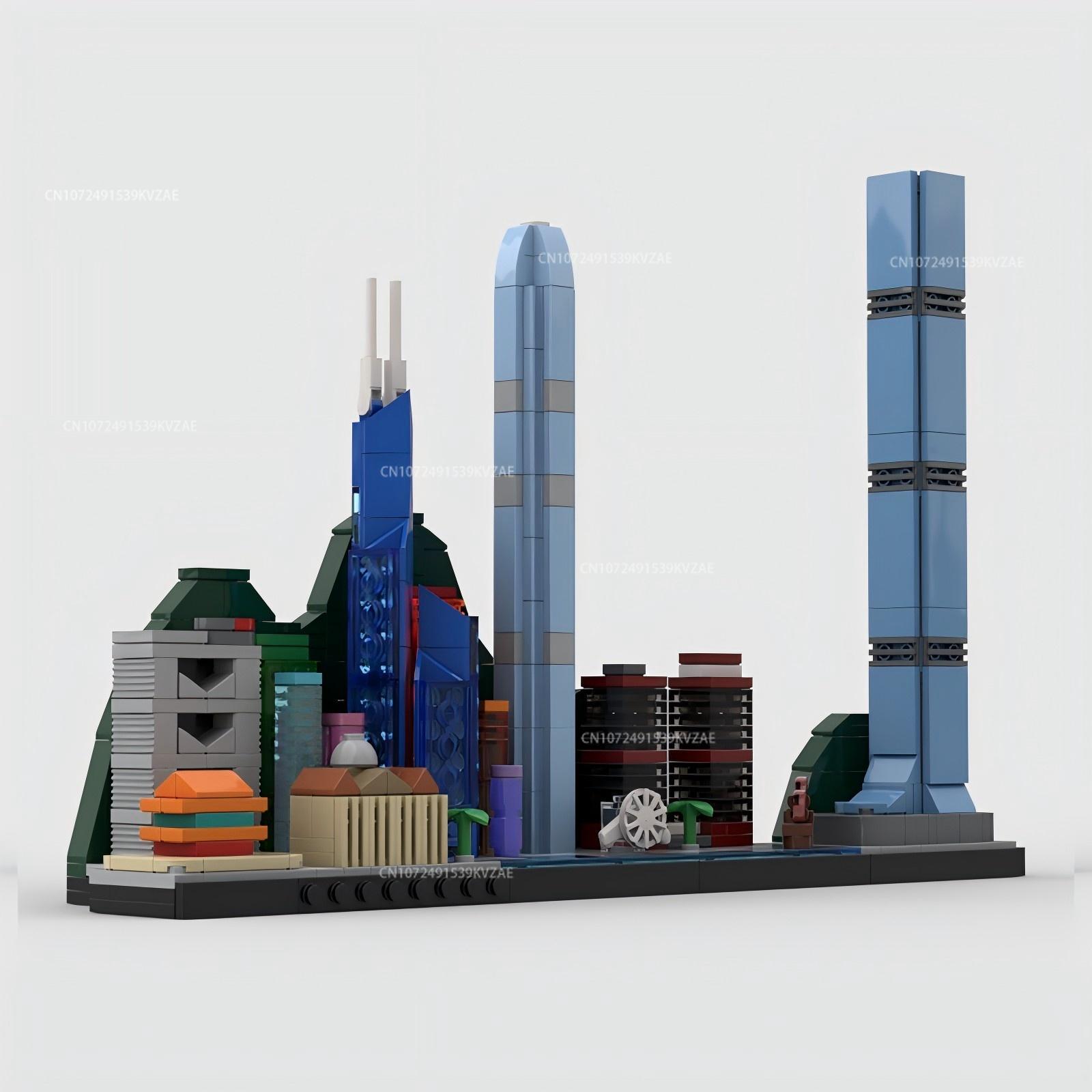 MOC 도시 스카이 라인 유명한 명소 빌딩 블록 시애틀 - Home Decor Kuala Lumpur 리뷰 및 가격
